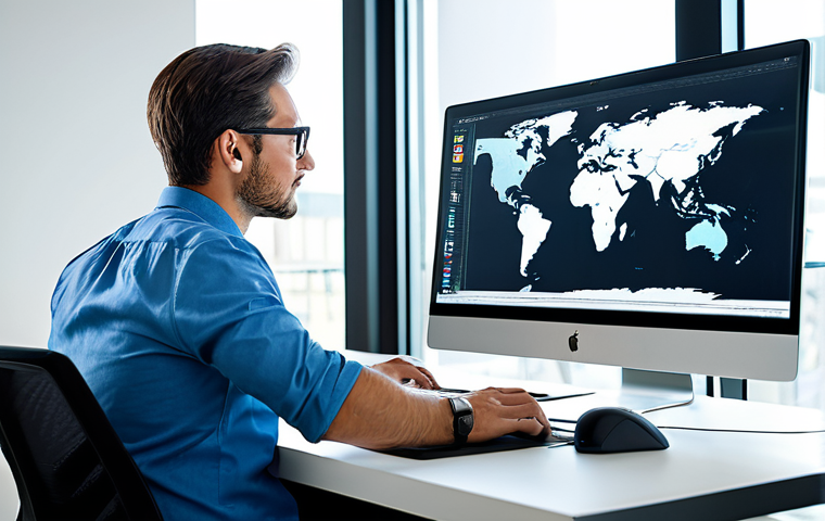 마케팅관리사 자격증 취득 후 해외 진출 가능성 - "A professional businesswoman in a modest business suit, sitting at a desk in a modern office, fully...