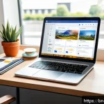 마케팅관리사 시험 준비 전 꼭 알아야 할 사항 - A modern digital marketing workspace scene focused on a Bengali professional using multiple devices:...